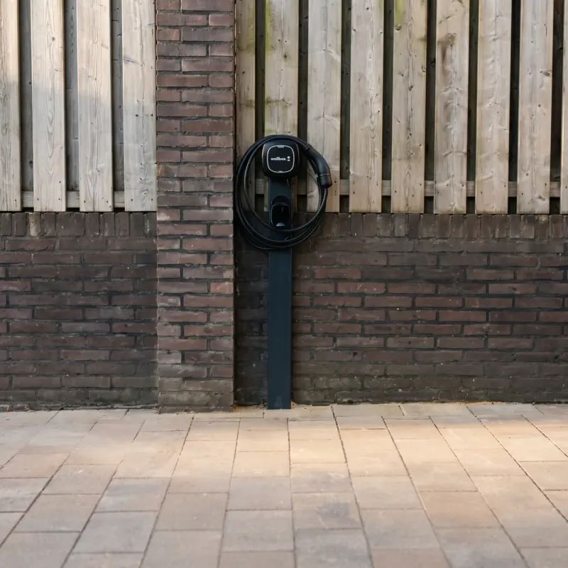 Installatie van laadpaal